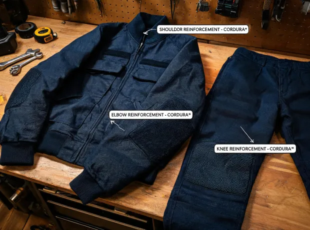 Cordura Workwear reinforcement zones