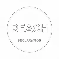 REACH declaration badge placeholder